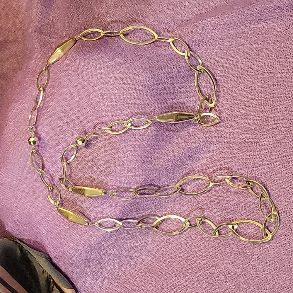 Silver Fashion necklace 17"
